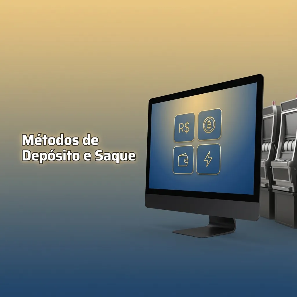 Ícones de métodos de pagamento brasileiros incluindo Pix, cartões, carteiras digitais e criptomoedas para depósitos