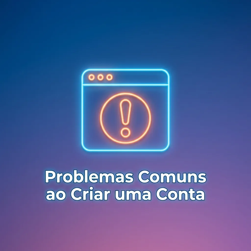 Troubleshooting guide showing common account registration problems and solutions for email, CPF, documents, and verification.