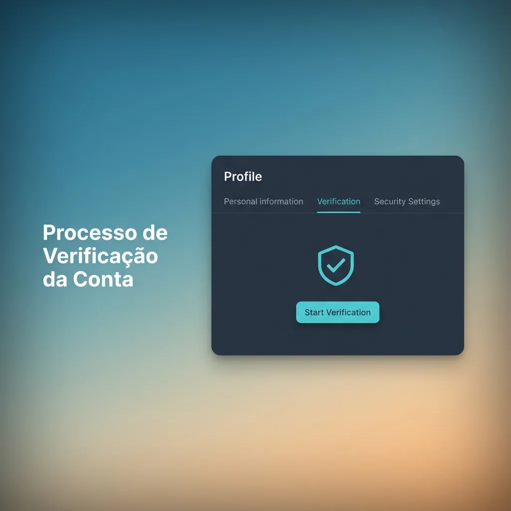Account verification process showing ID document submission, proof of address, selfie with document, and approval steps