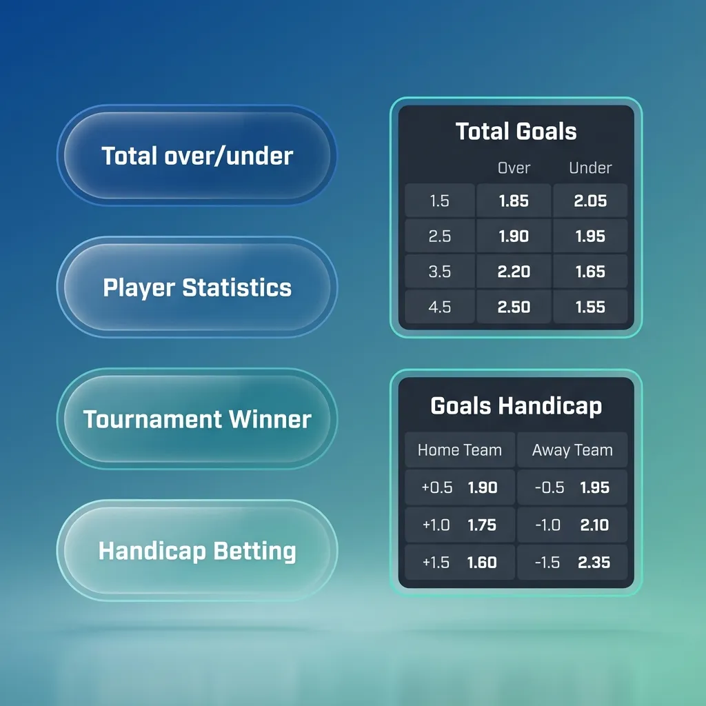 Three betting types illustrated: Simples (single bet), Acumulada (multiple selections), Sistema (combination bets)