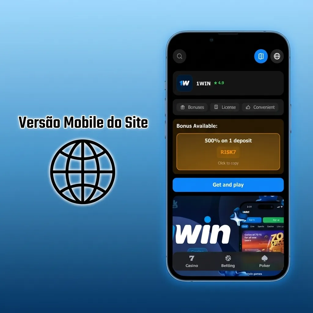 Mobile-optimized website interface displaying on smartphone with responsive design and fast loading features