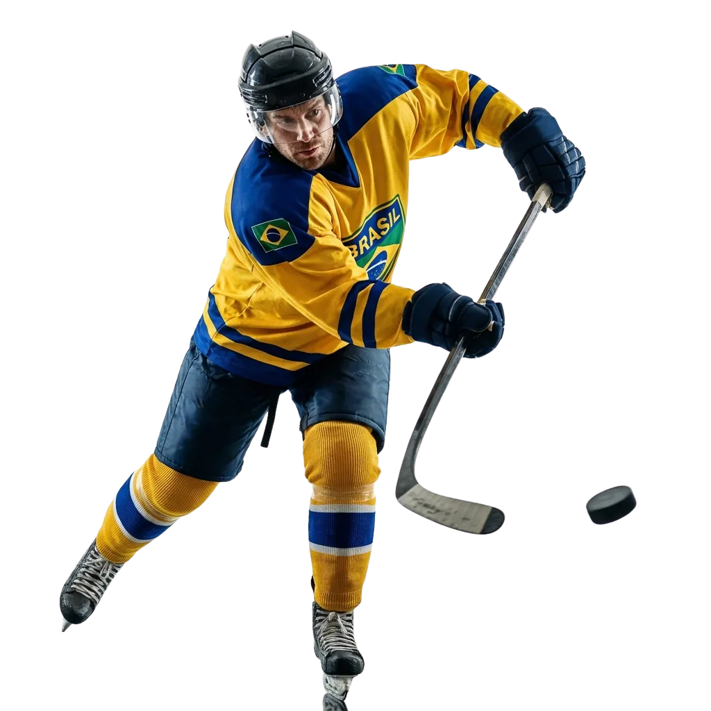 Tela de apostas ao vivo em hóquei no gelo na plataforma 1win mostrando odds e mercados de NHL e KHL