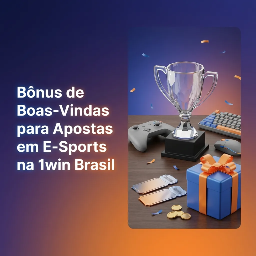 1win Brasil welcome bonus offer showing 150% up to R$500 plus 50 free spins for e-sports betting