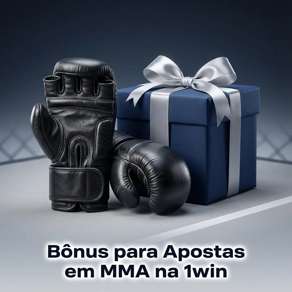 1win MMA betting bonus offer showing 500% welcome bonus up to R$2,000 with rollover requirements and terms displayed