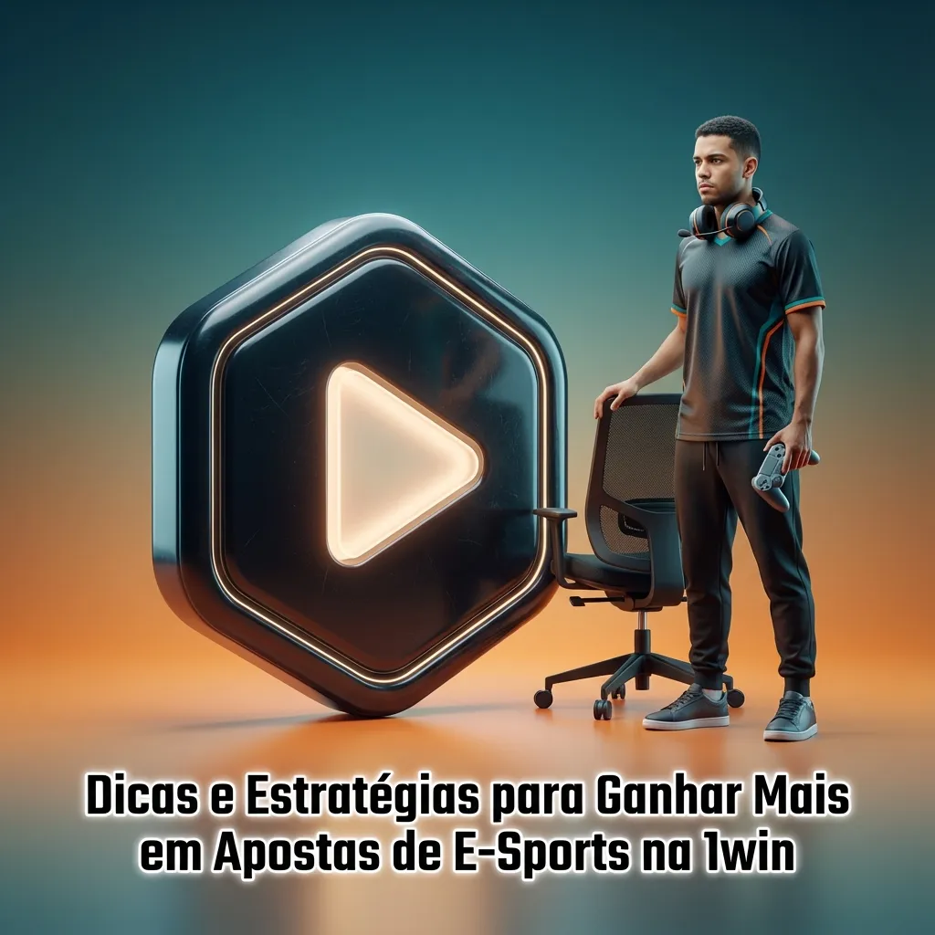 E-sports betting strategies guide showing tips for bankroll management and team research on 1win platform