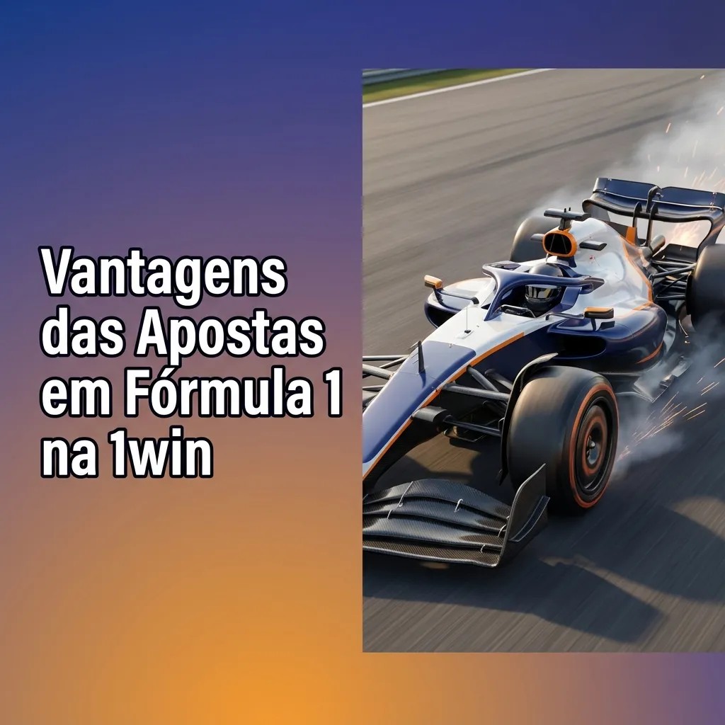 Formula 1 betting advantages on 1win platform showing competitive odds, live betting, Pix deposits, and mobile app features